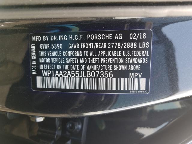 Photo 9 VIN: WP1AA2A55JLB07356 - PORSCHE MACAN 