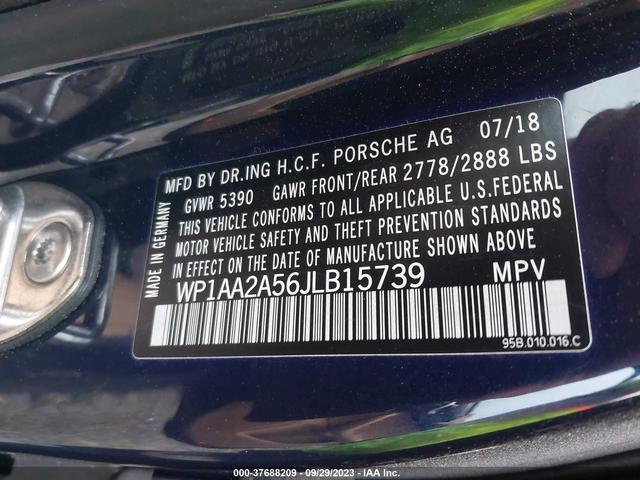 Photo 8 VIN: WP1AA2A56JLB15739 - PORSCHE MACAN 