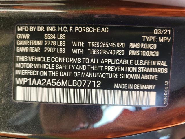 Photo 12 VIN: WP1AA2A56MLB07712 - PORSCHE MACAN 