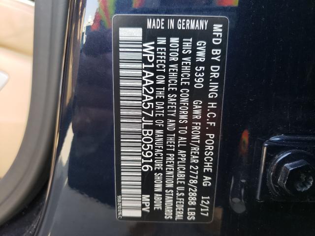 Photo 9 VIN: WP1AA2A57JLB05916 - PORSCHE MACAN 