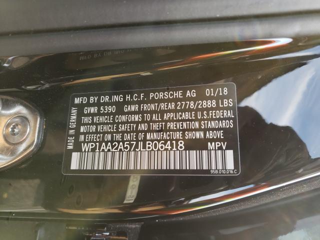 Photo 9 VIN: WP1AA2A57JLB06418 - PORSCHE MACAN 