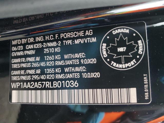 Photo 13 VIN: WP1AA2A57RLB01036 - PORSCHE MACAN BASE 