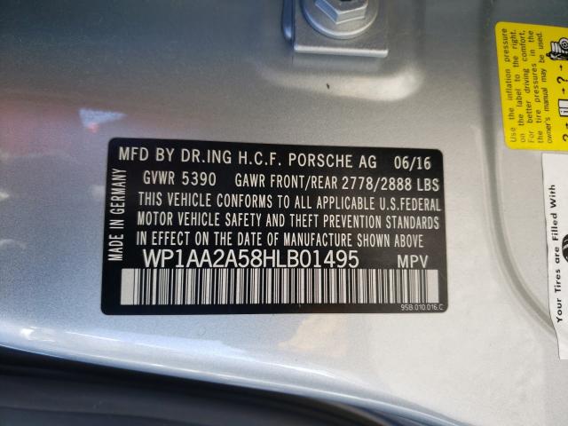 Photo 9 VIN: WP1AA2A58HLB01495 - PORSCHE MACAN 