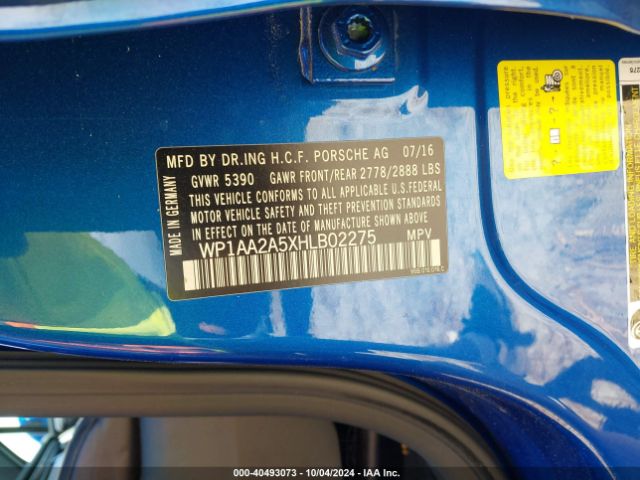 Photo 8 VIN: WP1AA2A5XHLB02275 - PORSCHE MACAN 