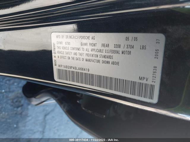 Photo 8 VIN: WP1AB29P45LA66419 - PORSCHE CAYENNE 