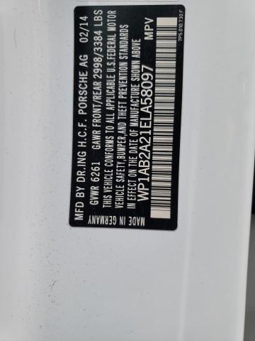 Photo 12 VIN: WP1AB2A21ELA58097 - PORSCHE CAYENNE S 