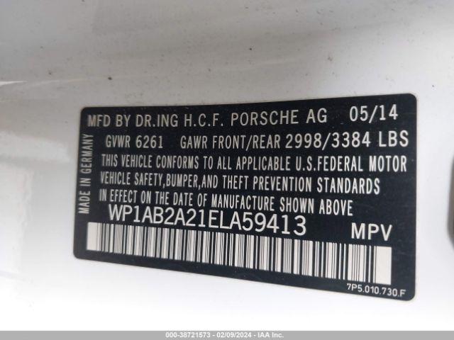 Photo 8 VIN: WP1AB2A21ELA59413 - PORSCHE CAYENNE 