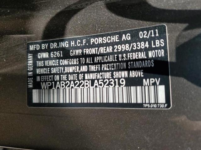 Photo 12 VIN: WP1AB2A22BLA52319 - PORSCHE CAYENNE 