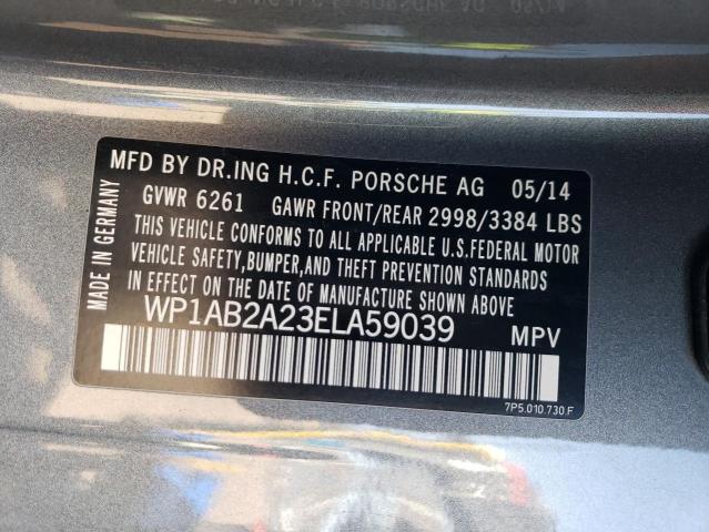 Photo 12 VIN: WP1AB2A23ELA59039 - PORSCHE CAYENNE S 