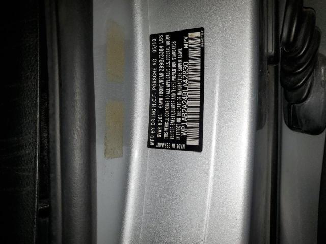 Photo 12 VIN: WP1AB2A24BLA42830 - PORSCHE CAYENNE S 