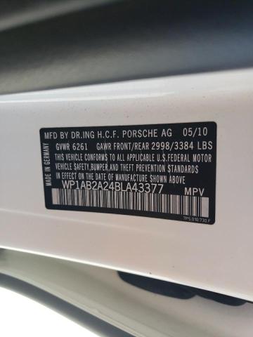 Photo 12 VIN: WP1AB2A24BLA43377 - PORSCHE CAYENNE S 