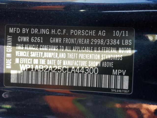 Photo 12 VIN: WP1AB2A25CLA44300 - PORSCHE CAYENNE S 