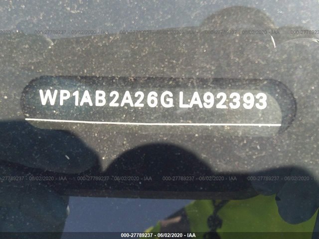 Photo 8 VIN: WP1AB2A26GLA92393 - PORSCHE CAYENNE 