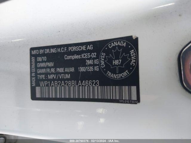 Photo 8 VIN: WP1AB2A28BLA46623 - PORSCHE CAYENNE 