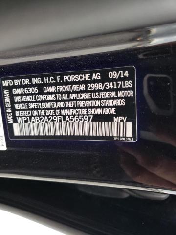 Photo 12 VIN: WP1AB2A29FLA56597 - PORSCHE CAYENNE 