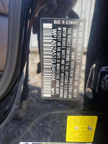Photo 12 VIN: WP1AB2A51GLB46984 - PORSCHE MACAN S 