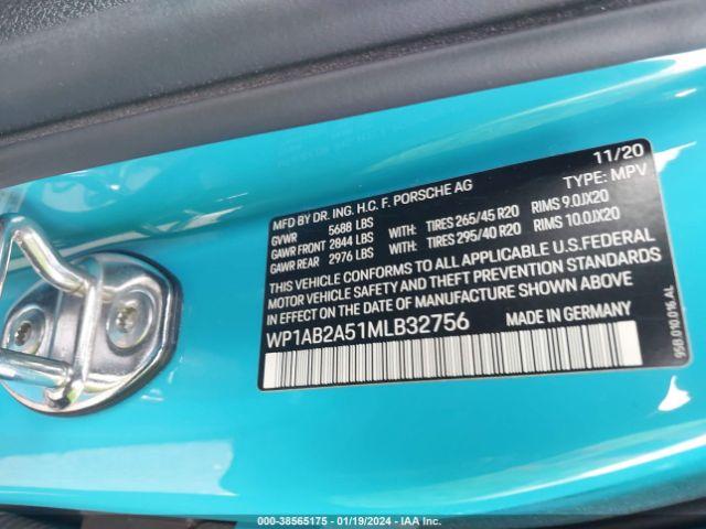 Photo 8 VIN: WP1AB2A51MLB32756 - PORSCHE MACAN 