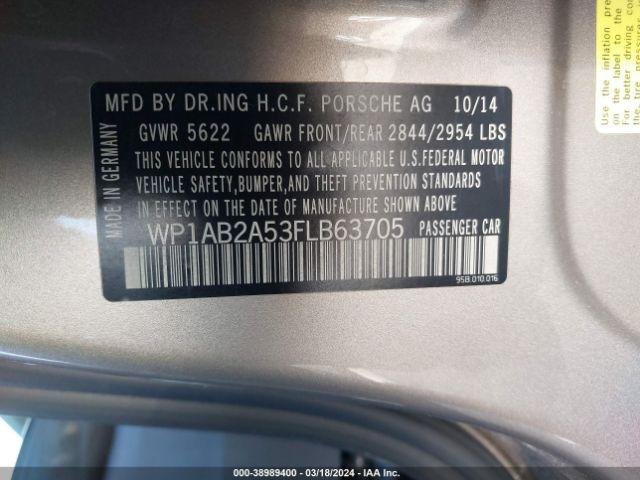 Photo 8 VIN: WP1AB2A53FLB63705 - PORSCHE MACAN 