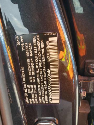 Photo 13 VIN: WP1AB2A53KLB33646 - PORSCHE MACAN S 