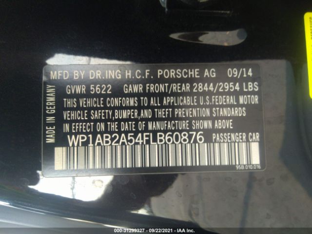 Photo 8 VIN: WP1AB2A54FLB60876 - PORSCHE MACAN 