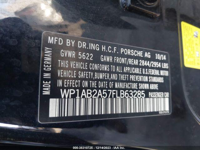 Photo 8 VIN: WP1AB2A57FLB63285 - PORSCHE MACAN 