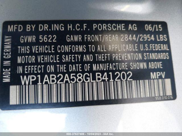 Photo 8 VIN: WP1AB2A58GLB41202 - PORSCHE MACAN 