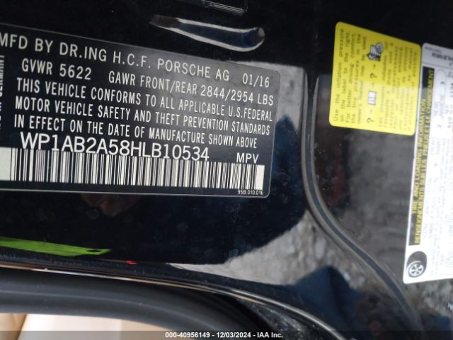 Photo 8 VIN: WP1AB2A58HLB10534 - PORSCHE MACAN 