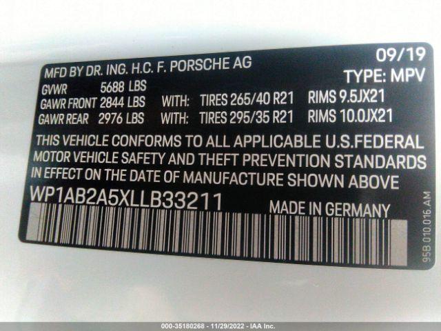 Photo 8 VIN: WP1AB2A5XLLB33211 - PORSCHE MACAN 