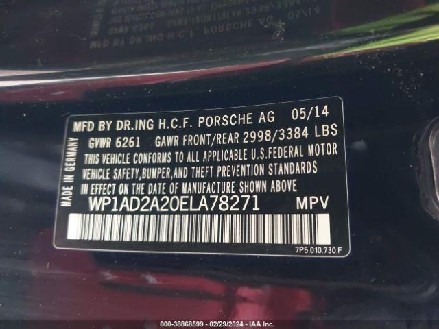 Photo 8 VIN: WP1AD2A20ELA78271 - PORSCHE CAYENNE 