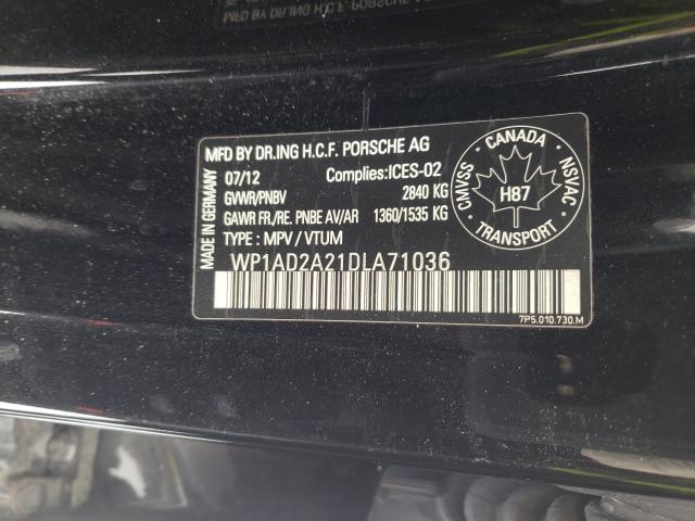 Photo 9 VIN: WP1AD2A21DLA71036 - PORSCHE CAYENNE GT 