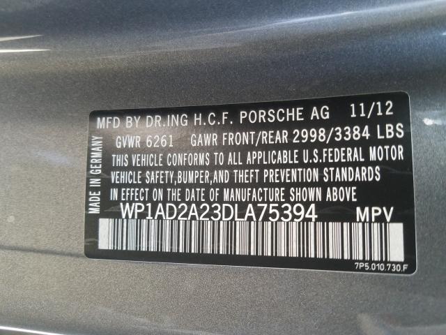 Photo 9 VIN: WP1AD2A23DLA75394 - PORSCHE CAYENNE GT 