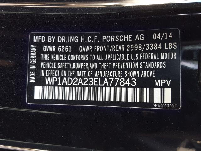 Photo 9 VIN: WP1AD2A23ELA77843 - PORSCHE CAYENNE GT 