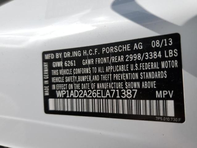 Photo 9 VIN: WP1AD2A26ELA71387 - PORSCHE CAYENNE GT 