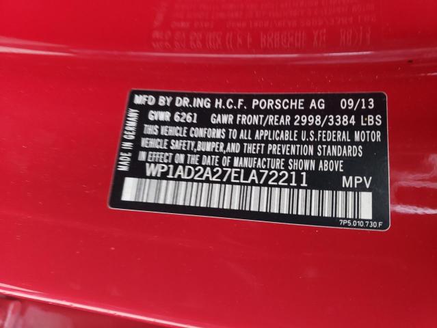 Photo 12 VIN: WP1AD2A27ELA72211 - PORSCHE CAYENNE GT 