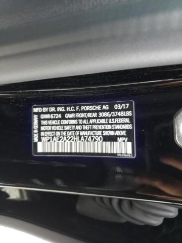 Photo 9 VIN: WP1AE2A22HLA74790 - PORSCHE CAYENNE SE 