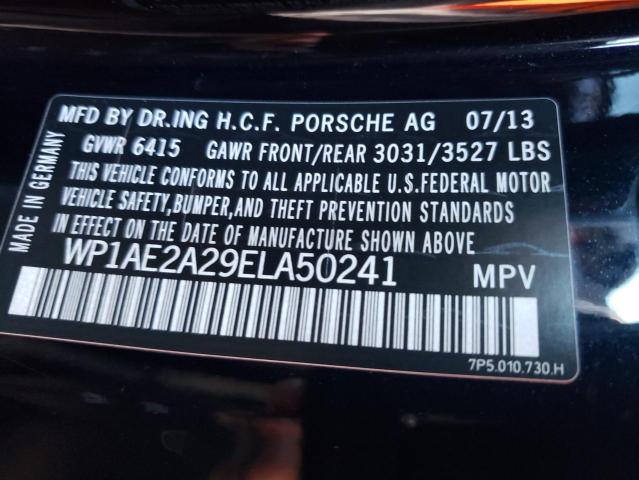 Photo 9 VIN: WP1AE2A29ELA50241 - PORSCHE CAYENNE 