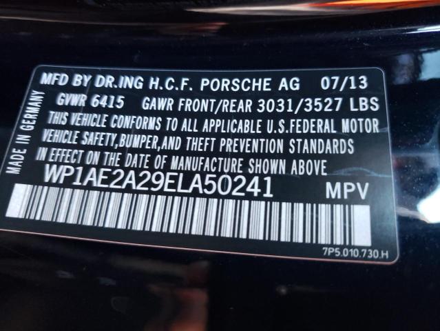 Photo 9 VIN: WP1AE2A29ELA50241 - PORSCHE CAYENNE S 
