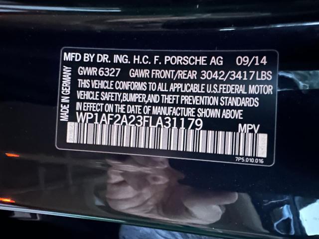 Photo 9 VIN: WP1AF2A23FLA31179 - PORSCHE CAYENNE 