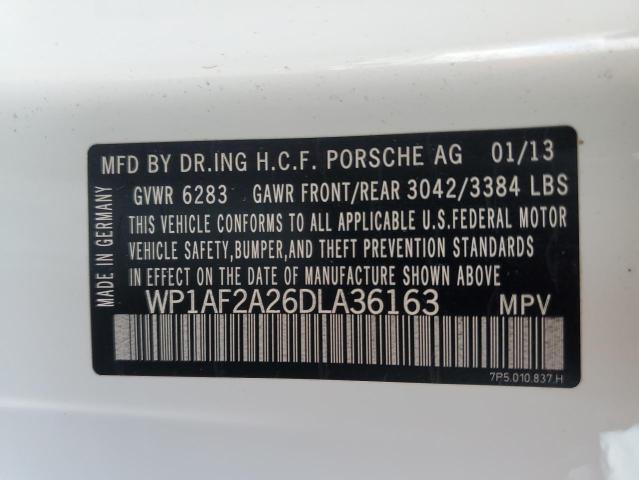 Photo 12 VIN: WP1AF2A26DLA36163 - PORSCHE CAYENNE 