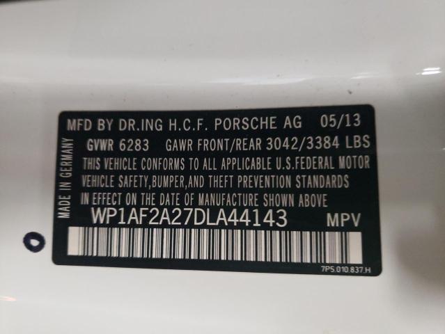 Photo 11 VIN: WP1AF2A27DLA44143 - PORSCHE CAYENNE 