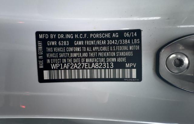 Photo 9 VIN: WP1AF2A27ELA82313 - PORSCHE CAYENNE 