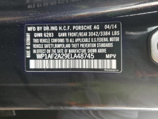 Photo 13 VIN: WP1AF2A29ELA48745 - PORSCHE CAYENNE 