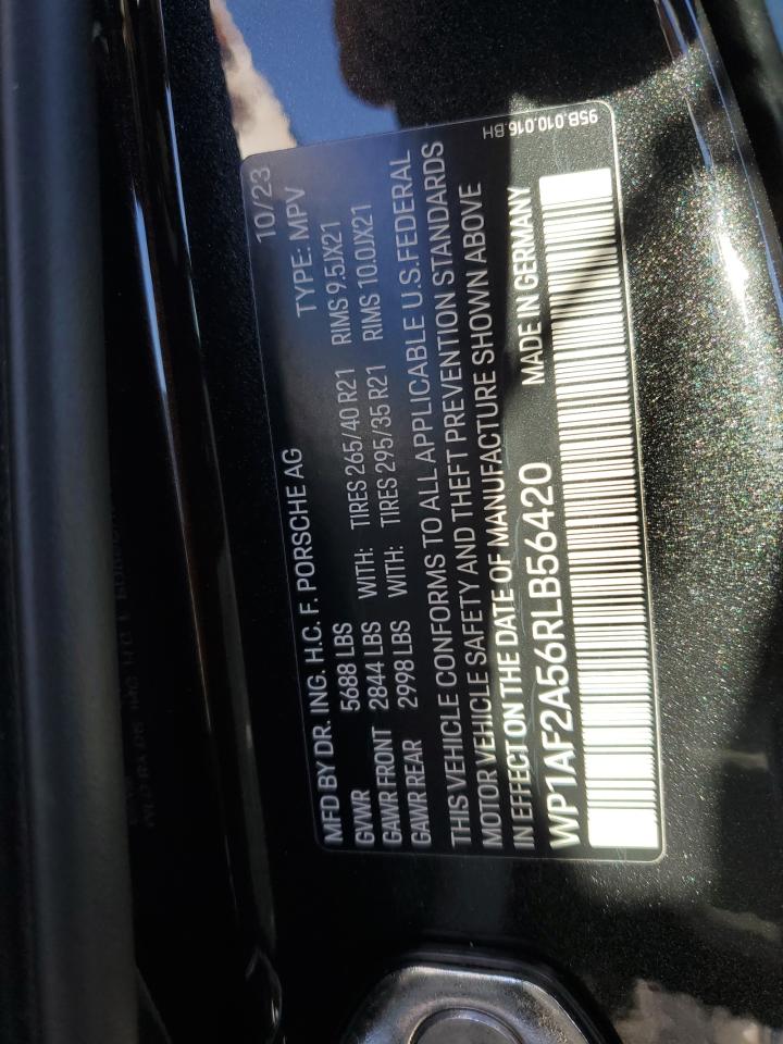 Photo 11 VIN: WP1AF2A56RLB56420 - PORSCHE MACAN 