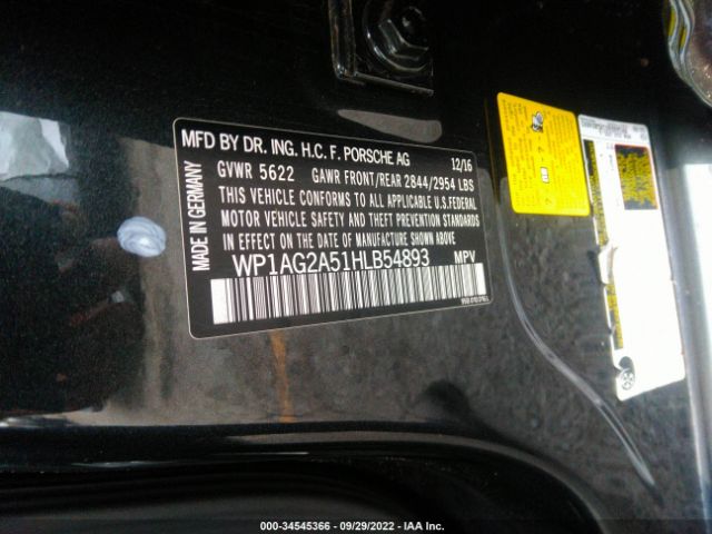 Photo 8 VIN: WP1AG2A51HLB54893 - PORSCHE MACAN 