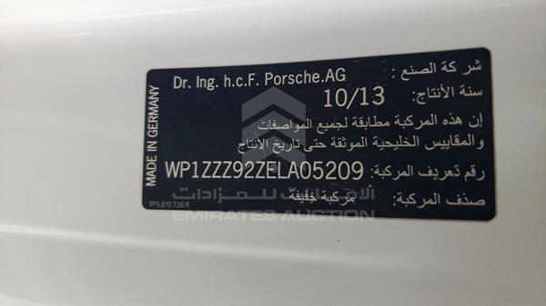 Photo 2 VIN: WP1ZZZ92ZELA05209 - PORSCHE CAYENNE 