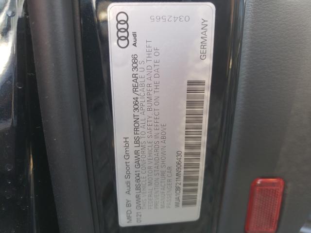 Photo 9 VIN: WUA1CBF21MN906430 - AUDI RS6 