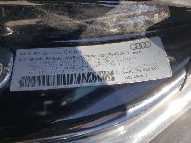 Photo 9 VIN: WUAAUAFG0F7000893 - AUDI R8 