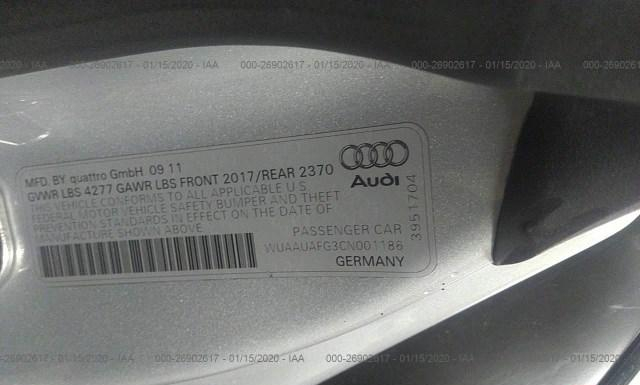 Photo 8 VIN: WUAAUAFG3CN001186 - AUDI R8 