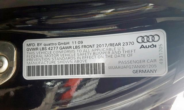 Photo 9 VIN: WUAAUAFG7AN001205 - AUDI R8 4.2 QUA 