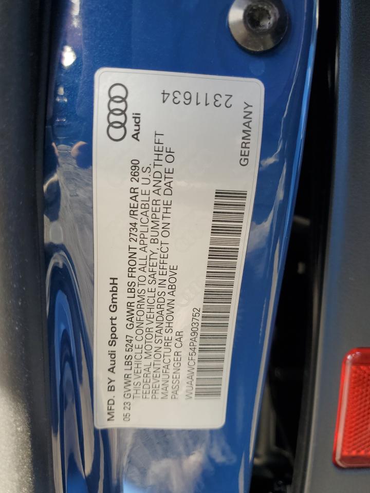 Photo 11 VIN: WUAAWCF54PA903752 - AUDI RS5 